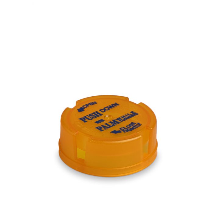 Amber Child Resistant Closure for 9 Dram Berry Vials