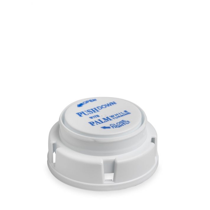Berry White Choice Choice Resistant Caps for 20 Dram Vials